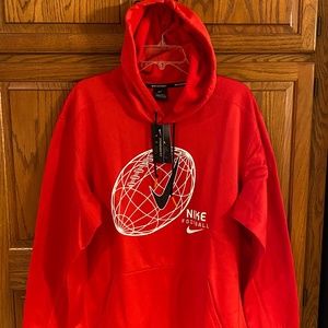 NIKE FOOTBALL HOODIE, NEW WITH TAGS,  SIZE XL